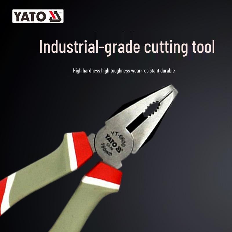 YATO Yiertuo 6" & 8" Needle-Nose, Vise, Wire, Pointed Nose, Oblique Pliers, and Wire Cutters.