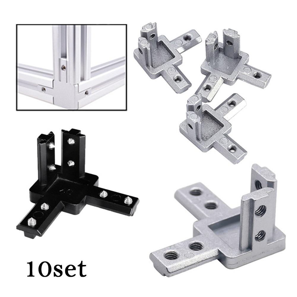 3 Way Corner Joint Bracket Connector 2020 Aluminium Extrusion Profile Slot Right Angle Connector Aluminum Profile Accessories