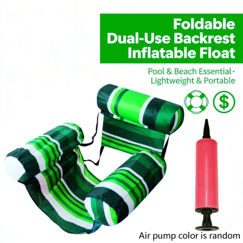 1Pcs  Inflatable Pool Floats Chairs With Armrests And Backrests Pvc Floating Lounger Sofa Summer Pool For Adults And Children