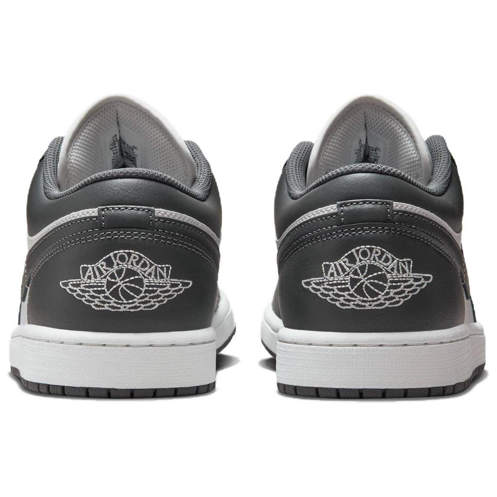 Air Jordan 1 Low 'Grey White' Men's 553558-044