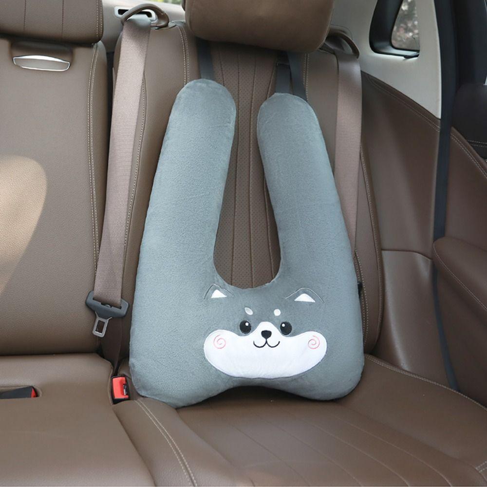 Comfortable Kids Car Pillow Cartoon Seat Belt Cover Car Seat Cushion For Kids Children