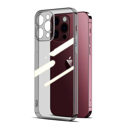Luxuriöse Transparente Schwarze Silikon Weiche Hülle Für iPhone 16 15 14 13 12 11 Pro XS Max X XR Plus Mini Ultradünne Klare Abdeckung Schale