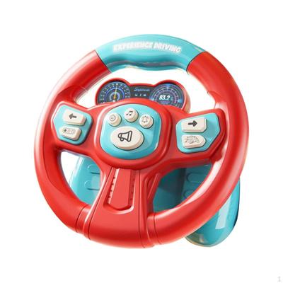 Simulation Steering Wheel Educational Interactive Car Music and Sound Effects Pretend