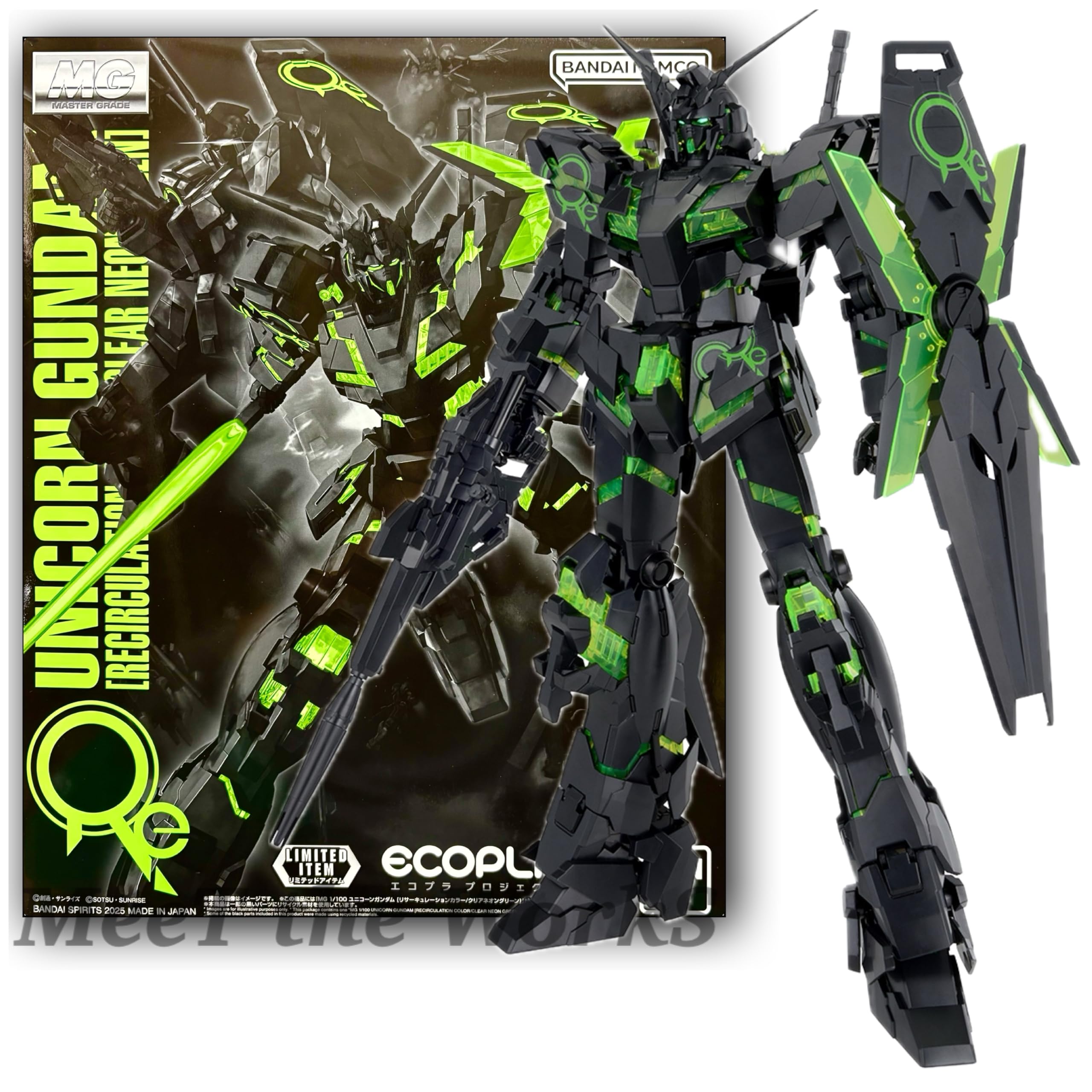 

Единорог Неон Пластик Событие Мобильный Доспех UC [MG] 1/100 [Цвет Рециркуляции/Прозрачный Зеленый] Модель, Ограниченный, [Единорог]