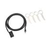 2 Pcs Aux In Audio Cable 6000CD Auxiliary Input Audio Jack Auxiliary Cable Adapter Kit with Removal Tools Replacement