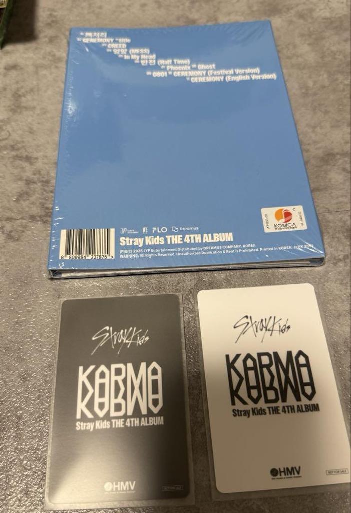 [USED] Stray Kids Karma Bang Chan Accordion Lucky Doro B HMV Bonus