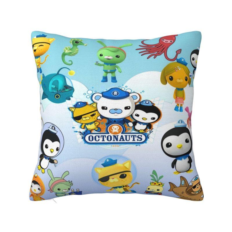 Custom Disney The Octonauts Adventure Luxury Pillow Cover Home Decor Car Cushion
