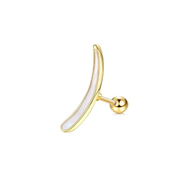 1Pc 16G Stainless Steel Screw Back Stud Earrings for Women Men, Fashion Cubic Zerconia Cartilage Conch Helix Ear Piercing Jewels