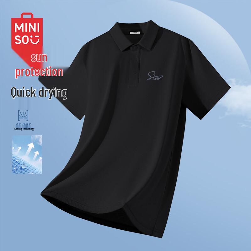 MINISO Men s Breathable Casual Polo Shirt L