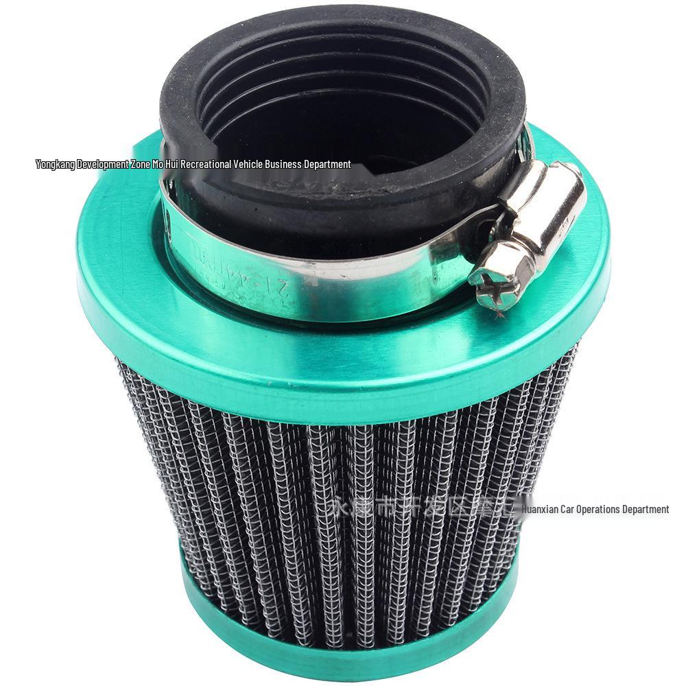 38MM Air Filter for Off-road Motorcycle, ATV, Beach Buggy (110-140CC, GY6 50CC) - Green