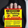 50 Pieces No Parking Zone Cards Bad Parking Cards Warning Safety Stickers Multiple Reason Violation Adult Sock Stuffer