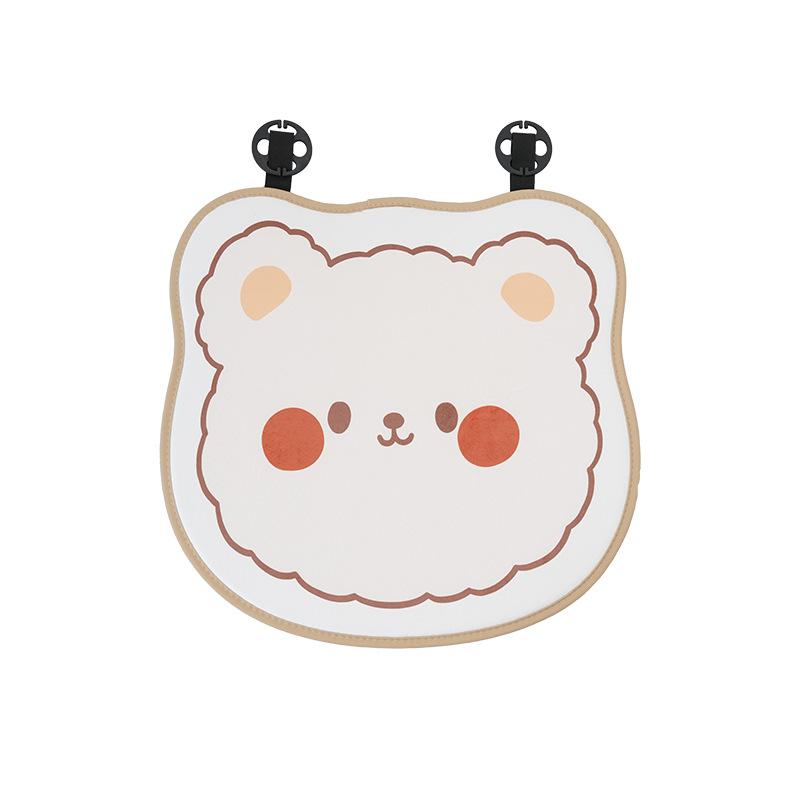 Cartoon headrest waist rest cute four seasons universal car seat pillow creative bear car neck pillow female