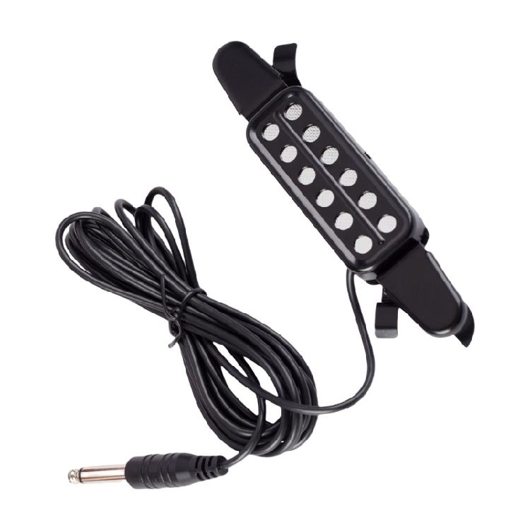 

Acoustic Guitar Pickup with Volumes Tone Tuner 12 Sound Hole Magnetic Pickup Transducer Musical Instruments Accessories 1