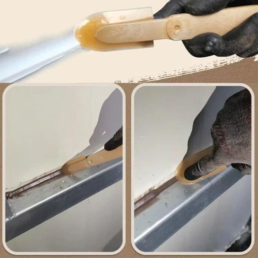 4Pcs Durable Sealant Finishing Tool Extended Length Caulk Scraper Portable Sealing Agent Tool