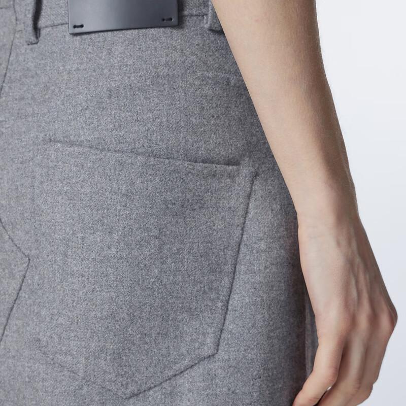 JNBY Elegant H-Line Wool Blend Skirt