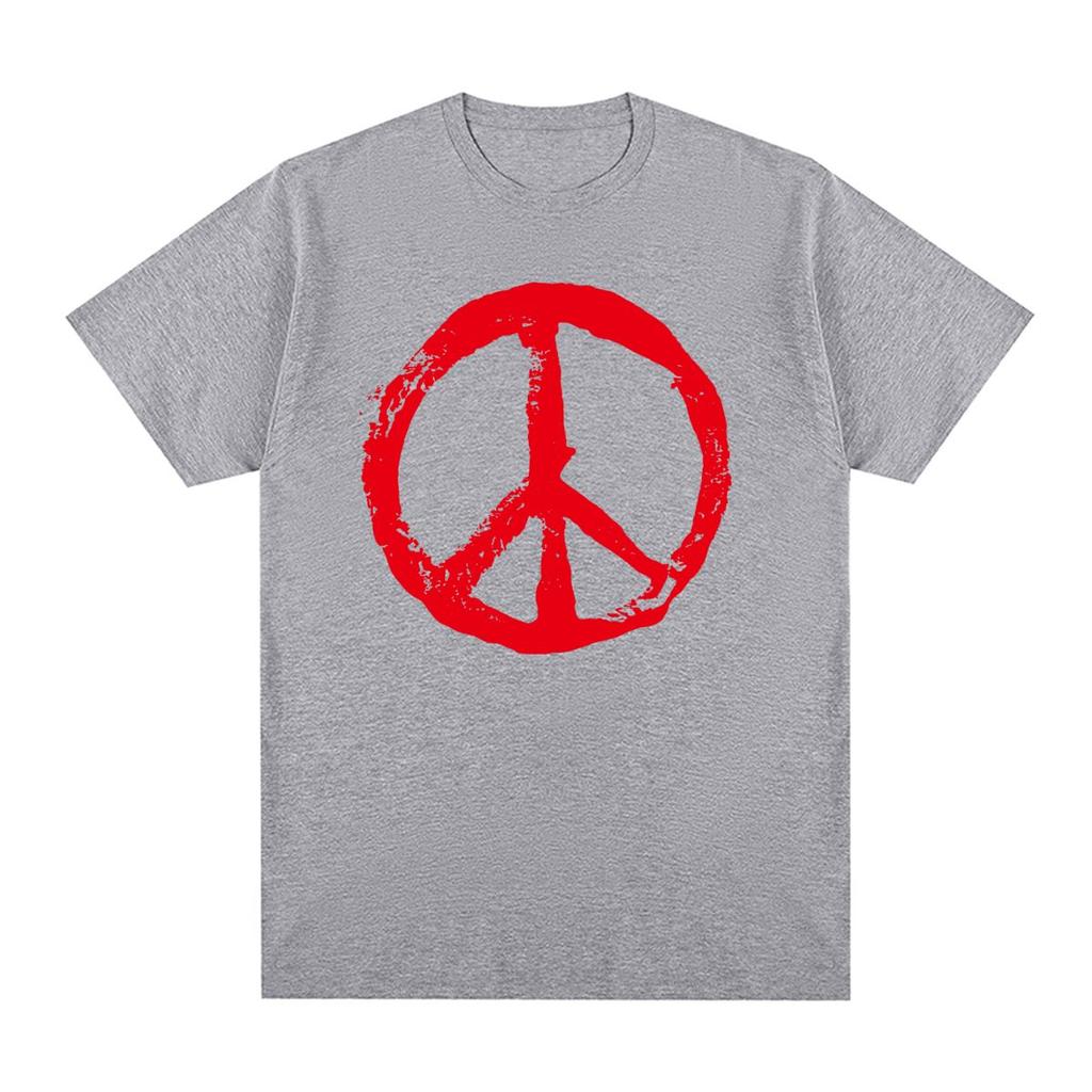 Make Love Not War Vintage T-shirt Pacifism Against War Peace Symbols Cotton Men T Shirt New Tee Tshirt Womens Tops