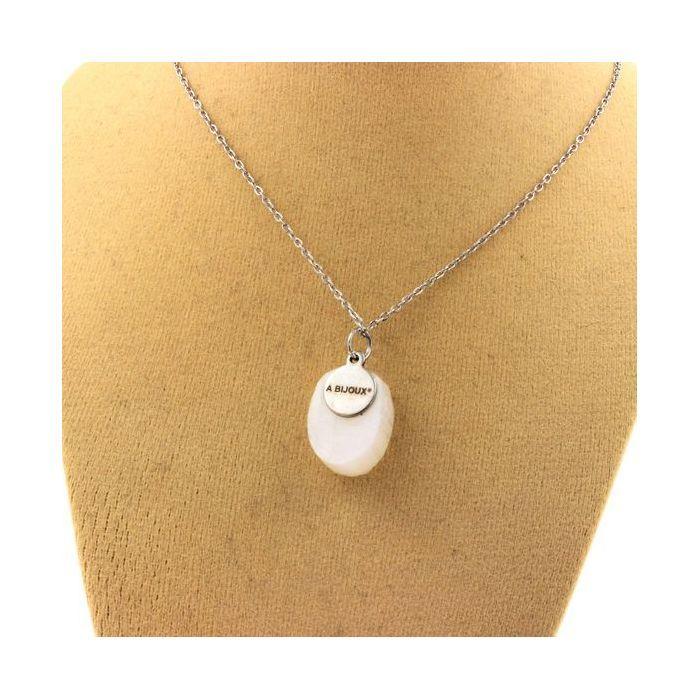 Collier Pierre de Lune brut 13.65 carats