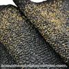 Obiage Shibori Gold Color Sparkling Furisode Stylish Kimono Japanese Style Glitter Black Black [Kyoto Usagido] OA-380 (Black)