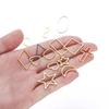10pcs Stainless Steel Geometric Star Cross Round Frame Earrings Charms Connectors for Necklaces Earrings Jewelry Making Supplies
