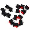 10PCS KCD1 Mini Rocker Switch SPST 2 Pin ON OFF Snap In Panel Mount 10x15mm 3A 250VAC 6A 125VAC for DIY Electronics Appliances