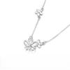 Little Fresh Forest New Year Flower Necklace with Hollow Flower Collar Chain Sweet Style
