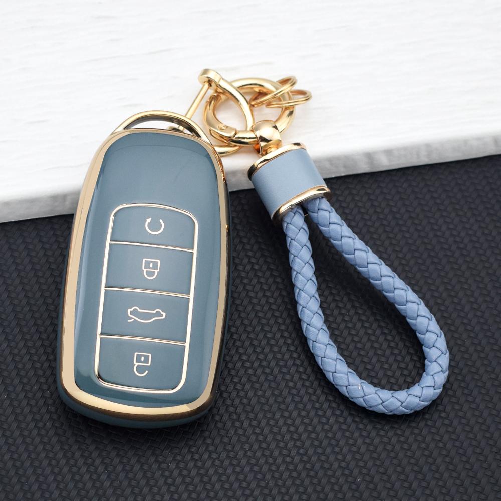 Car Key Fob Case Cover For Chery Jaecoo 7 J7 J8 Phev - For Omoda C5 E5 C9 Omoda 5 9 Ev Phev Tpu Key Holder Key Chain