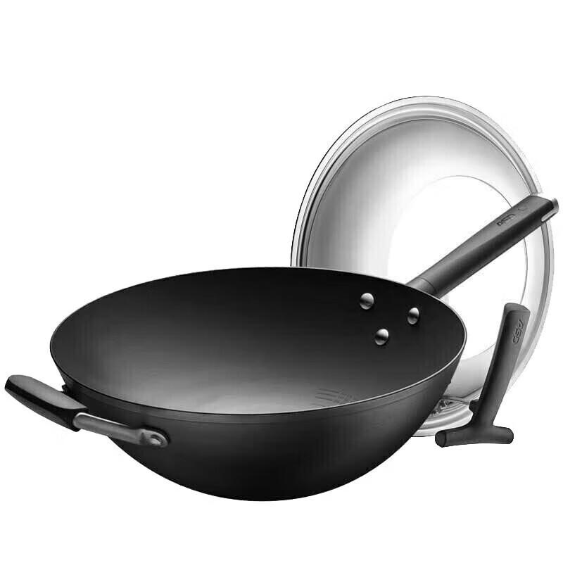 ASD 316L Stainless Steel Cyclone Round Bottom Wok