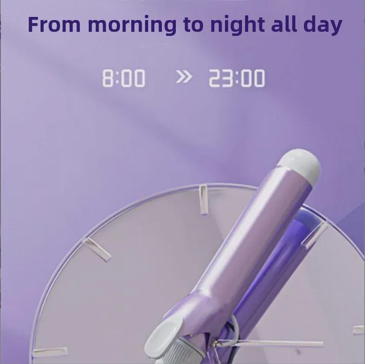 40mm Large Curling Iron for Big Waves - Korean Electric Curling Tool, Gentle on Hair