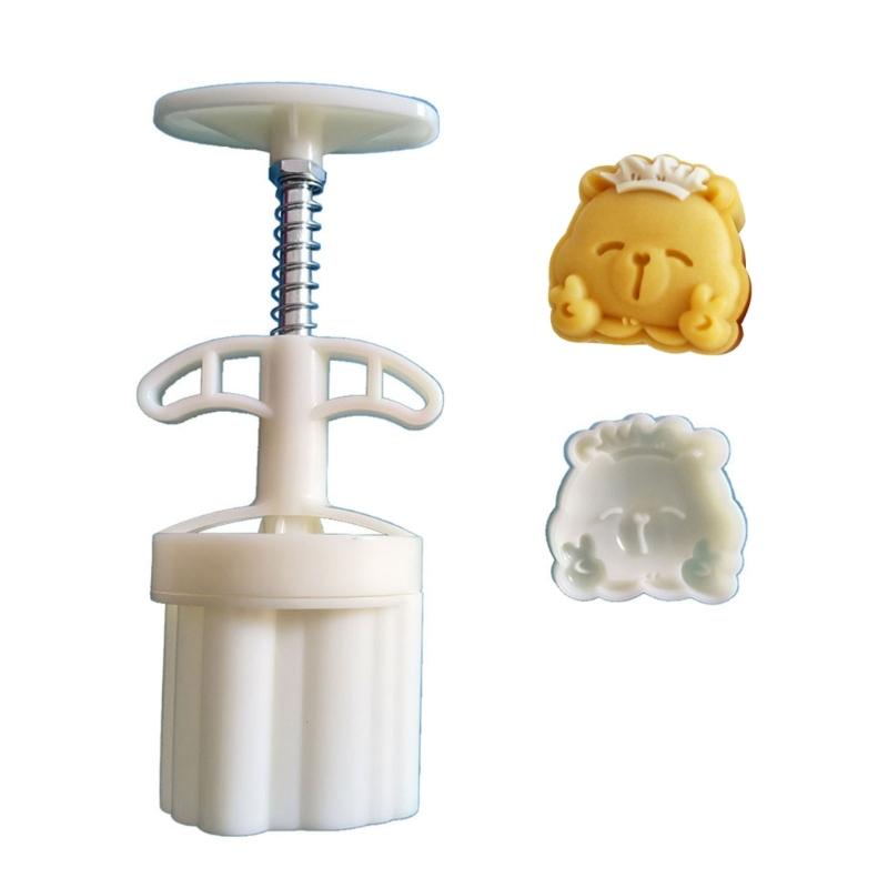 Food Grade Plastic Capybara Cookie Mooncakes Molds Easy Hand Press Mechanism For Homemades Dessert Pastry Making Tool