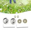Diverse Compatibility Essential 8 Piece Toolset Including Thrust Plates Rider Plates and Nuts for Your Brush Cutter