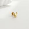 Cute Chihuahua Stainless Steel Mini Earrings Fashion Dog Barbell Style Screw Stud Ear Jewelry Party Gifts For Women Girls