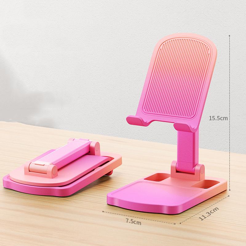 VAORLO Gradient Color Phone Holder Portable Foldable Phone Bracket For Cellphone iPad Stable Desk Stand Adjustable Angle For Iphone 11 11pro