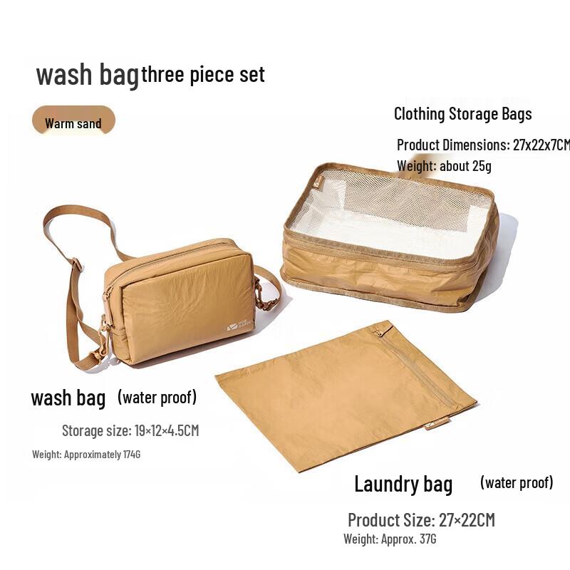 Mobigarden Portable Travel Wash Bag Set