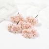 6Pcs 11Cm Artificial Flowers Silk Mini Carnation Wedding Handicraft Wreath Accessories Christmas Diy Home Decortion Scrapbooking