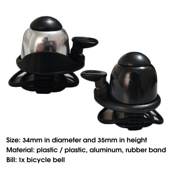 Fahrradklingel 360 Drehung Lauter Klang Zubehör Mini Fahrradklingel für MTB