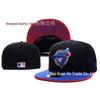 Toronto Blue Jays Flat Brim MLB Hat - Embroidered Team Baseball Cap