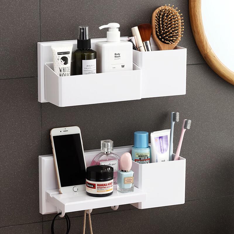 Wutuo Punch-Free Suction Cup Bathroom Storage Organizer