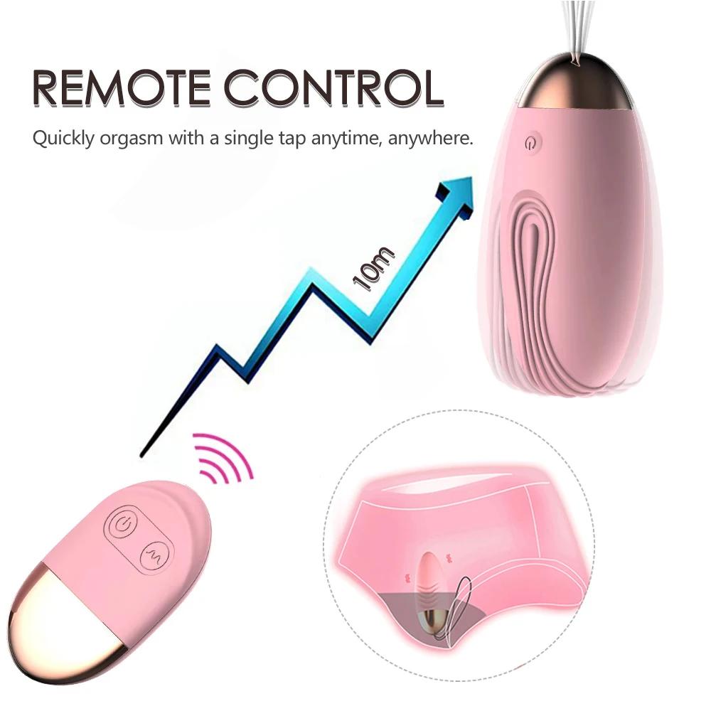 Wireless Remote Control Vibrator for Women - 10-Speed Bullet Egg & Kegel Ball Set | Clitoral & Intimate Stimulation
