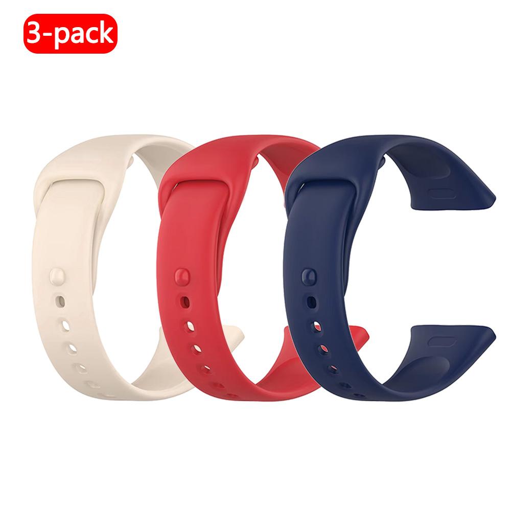 3-teiliges Redmi Uhrenarmband Smartwatch Silikonarmband passend für Xiaomi Redmi 3