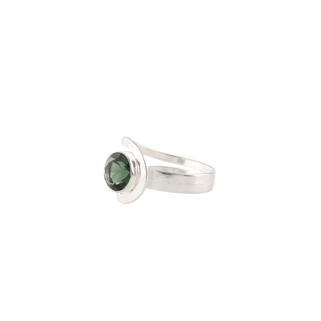 Green Tourmaline Gemstone 925 Sterling Silver Jewelry Handmade Ring Gift For Her RR-68-16