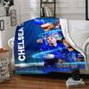 Chelsea Fc Football Player Blanket Soft & Cozy Great for Livingroom Bedding Office Four Seasons Multipurpose Stylish Decor