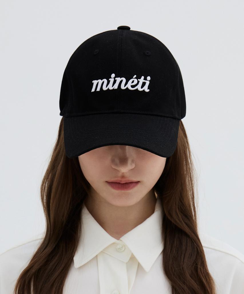 Mineti Cotton Lettering Ball Cap Y 10425 Mt