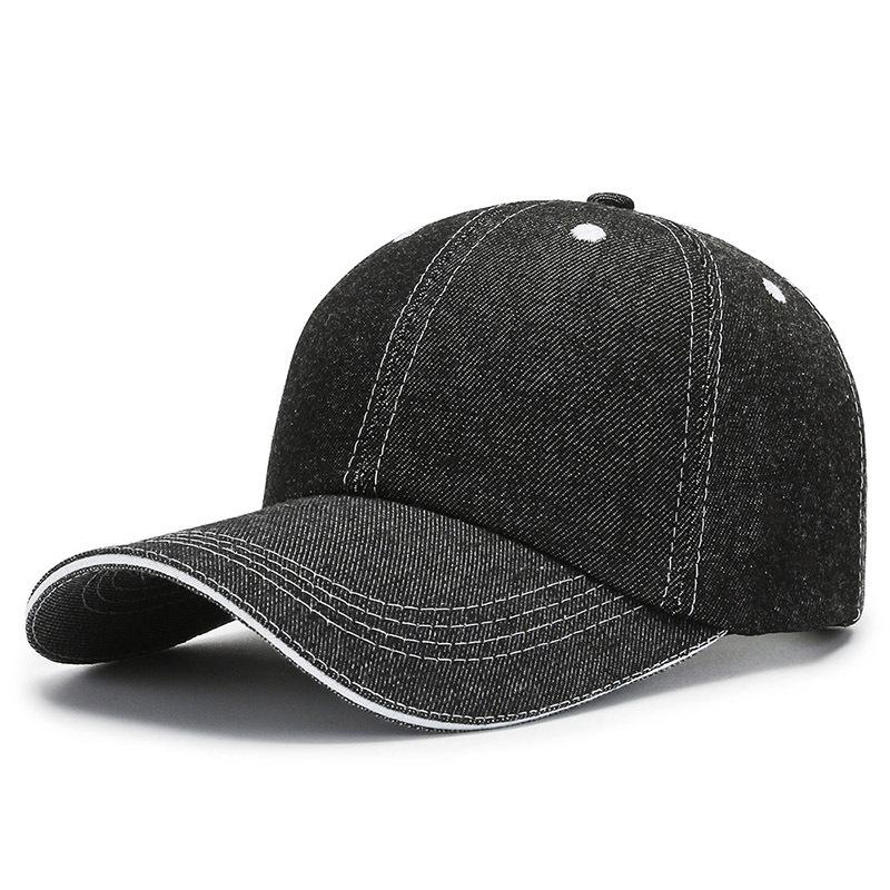 

Duck Cap Outdoor Sport Sun Protection Cowboy Girl Fashion Show Face Small Couple чорний