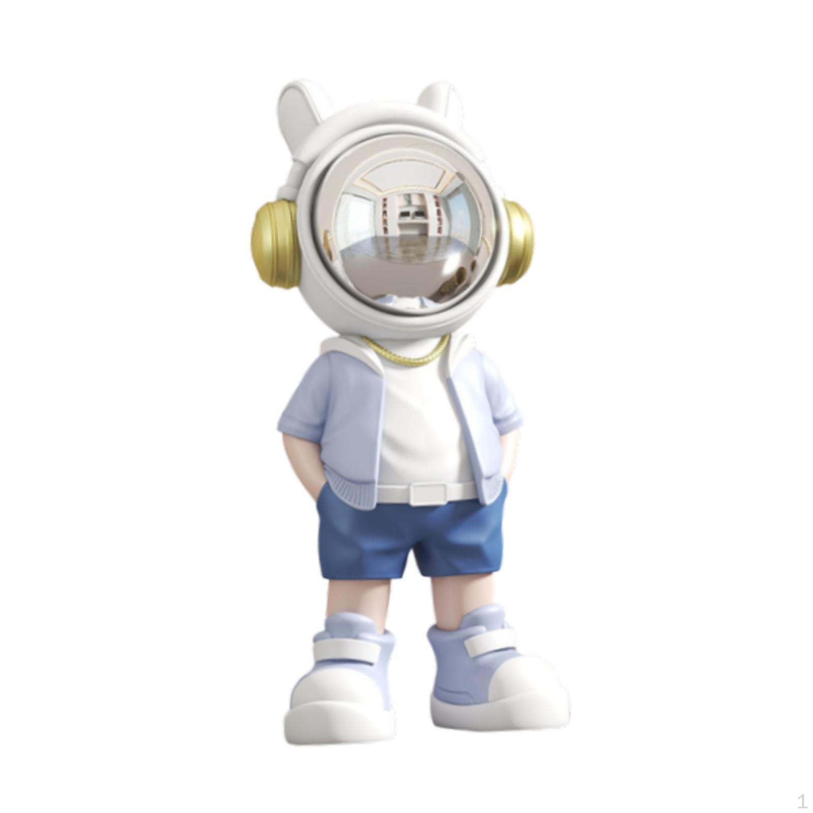 

Скульптура астронавта для шикарного домашнего дисплея синий