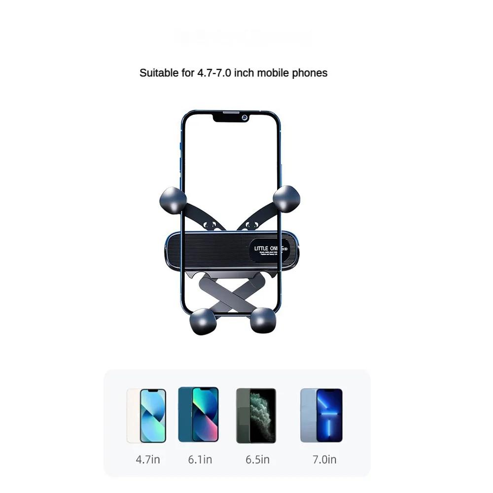 360° Rotation Car Phone Holder for Universal Car Phone Holder Gravity Stand Bracket Air Outlets Mobile Car Adapter Holder