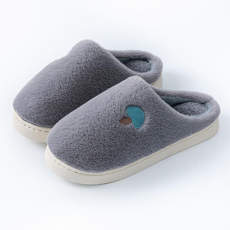 Plüsch Hausschuhe Damen Saison Zuhause Indoor Warm Rutschfest Haushalt Flauschige Mopp Fleece Baumwolle Hausschuhe