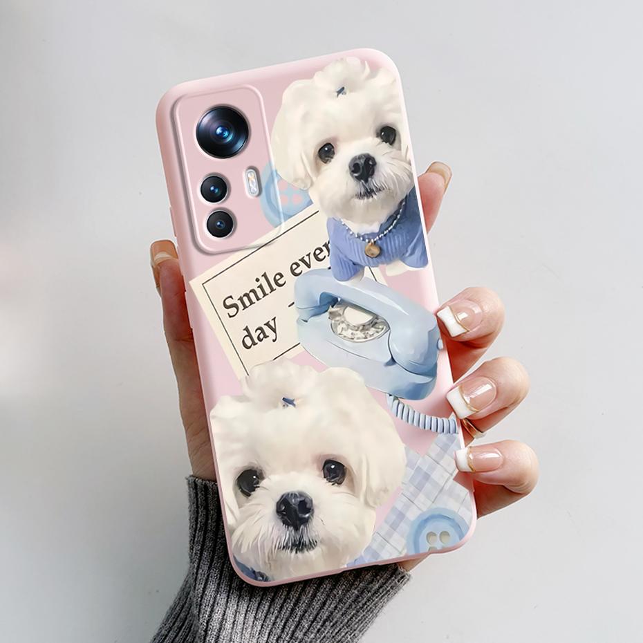 For Xiaomi Mi 12T 12 T Pro Case Cute Panda Liquid Silicone Phone Cases For Xiaomi Mi 12T 12 Mi12 T 12X Lite Pro Soft Cover Case