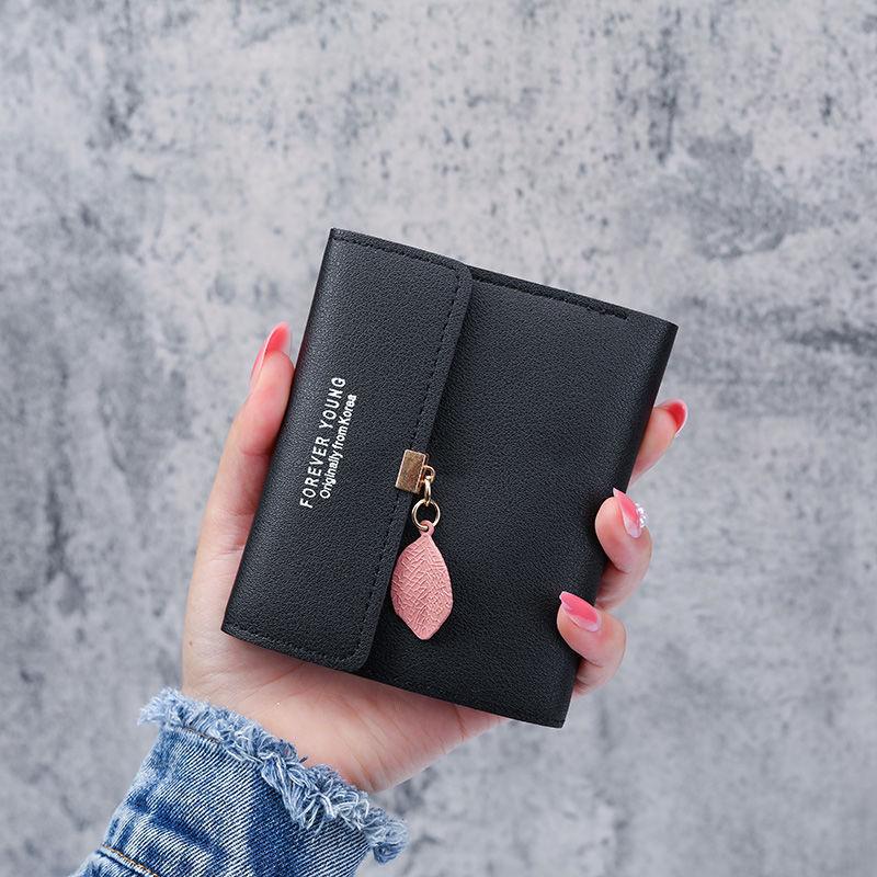 Women's Tri-fold Card Holder Mini Wallet and Coin Purse