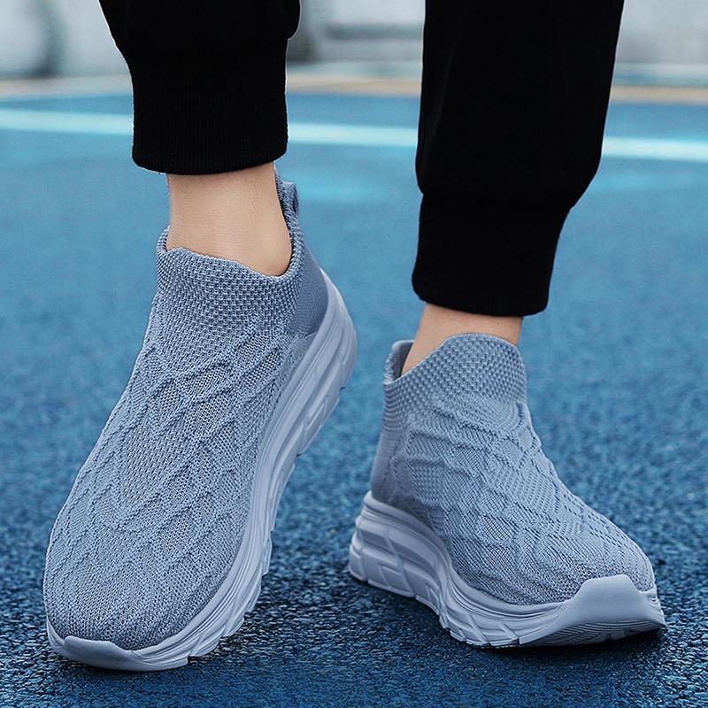 Zapatillas Deportivas Mujer Negro Blanco Caqui Hombres Casuales Ligeras Slip-on Calcetines Zapatos Pareja Zapatillas para Correr