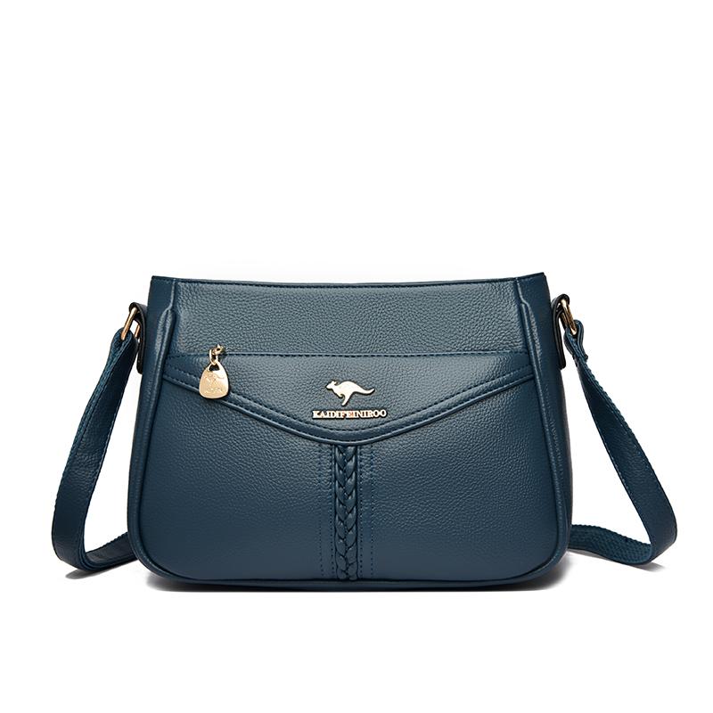 Genuine  Soft Leather Women's Handbag Trend Designer Female Crossbody Bag Fashion Casual Shoulder Messenger Handbags